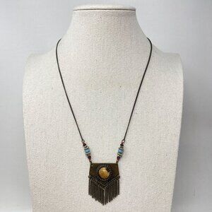 Freedom Brand Pendant Chain Necklace Southwest Native Coastal‎ Cowgirl Boho